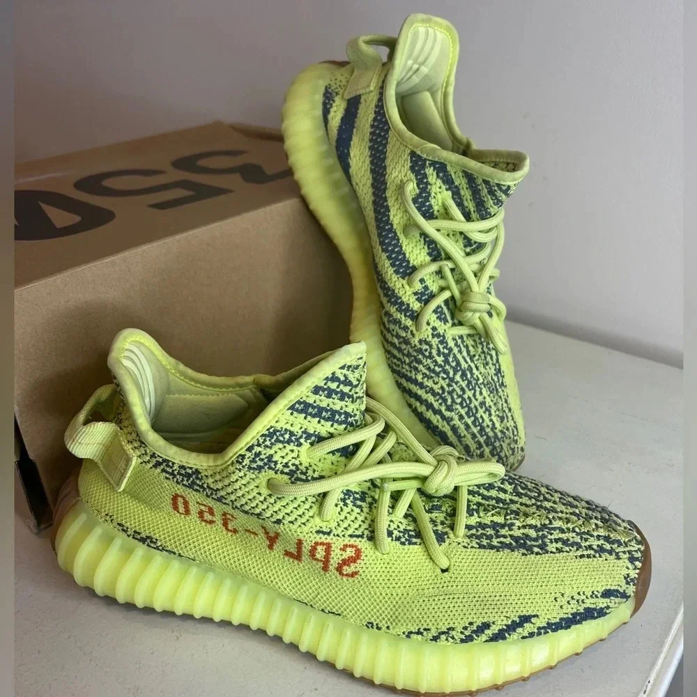 Adidas Yeezy Boost 350 V2 Semi Frozen Yellow Size 7